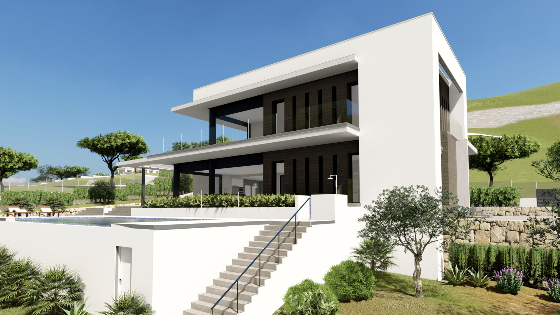 4480JAV Fantastische nieuwbouw villa in aanbouw te koop in Jávea
