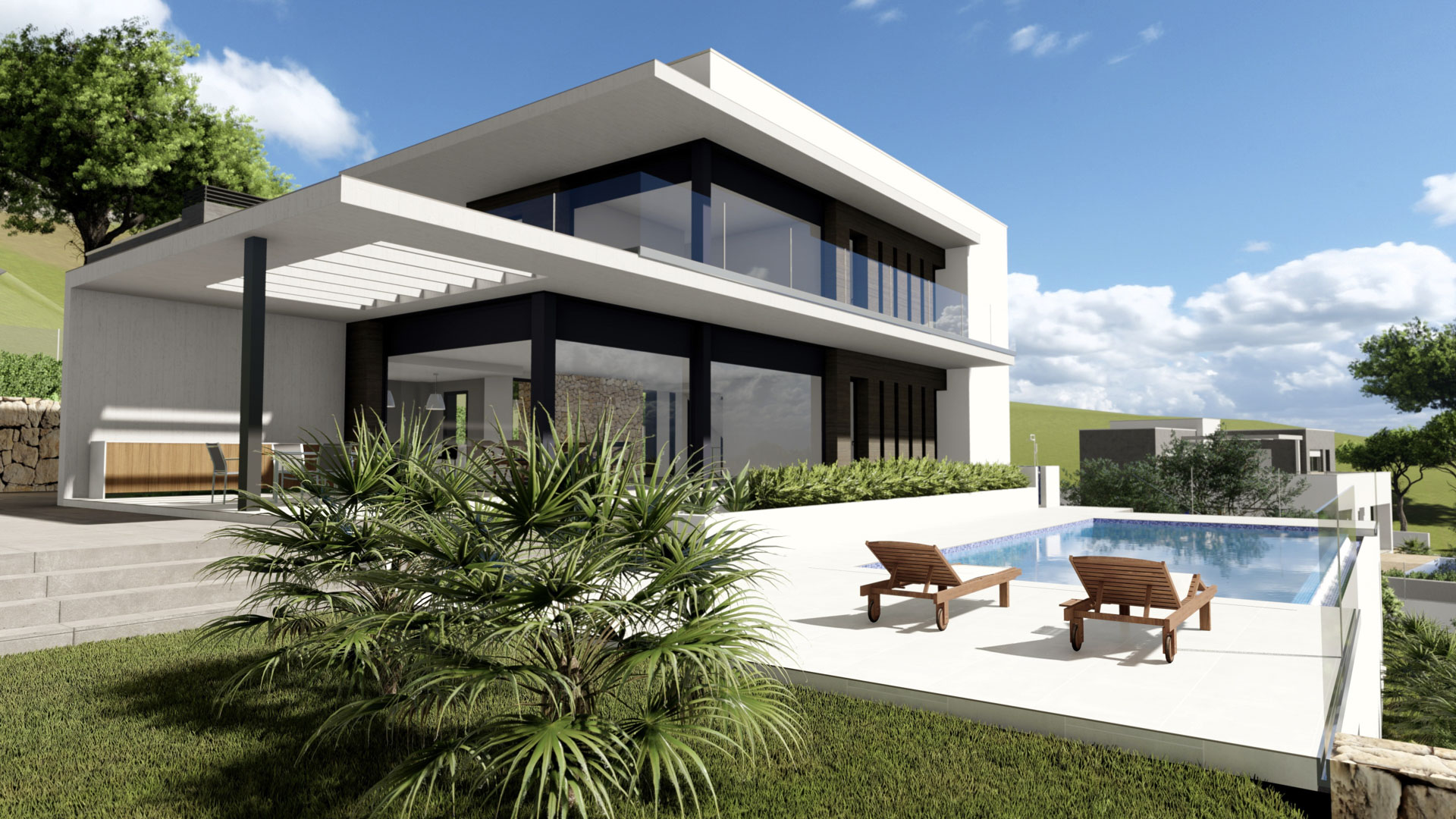 4480JAV Fantastische nieuwbouw villa in aanbouw te koop in Jávea