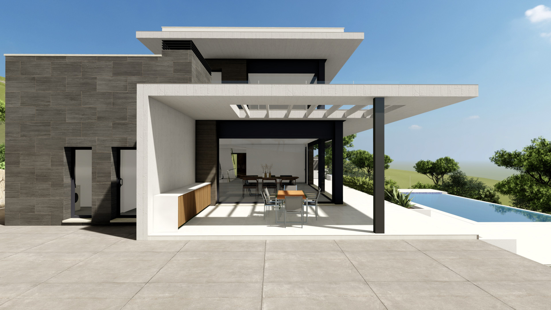 4480JAV Fantastische nieuwbouw villa in aanbouw te koop in Jávea