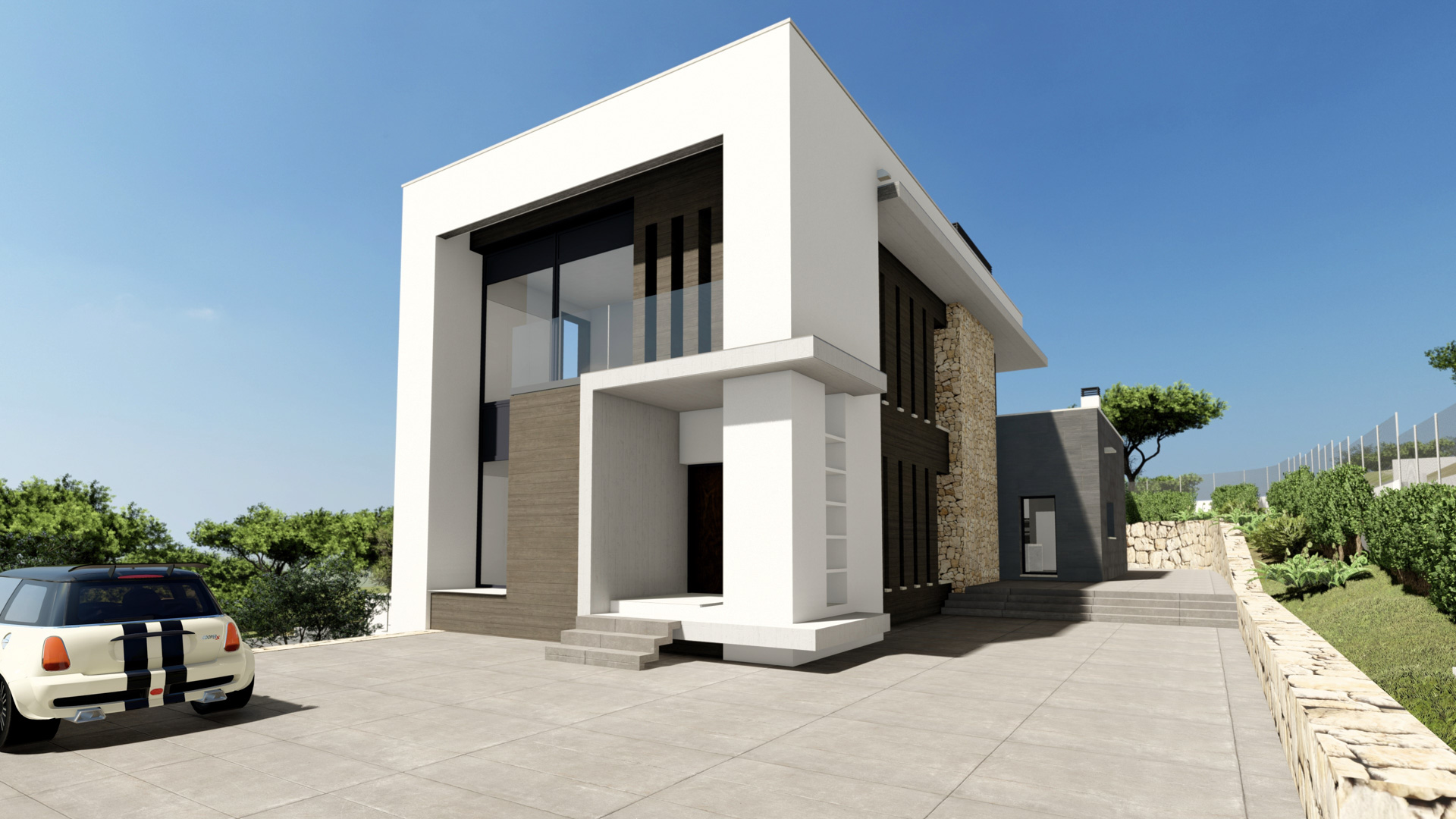 4480JAV Fantastische nieuwbouw villa in aanbouw te koop in Jávea