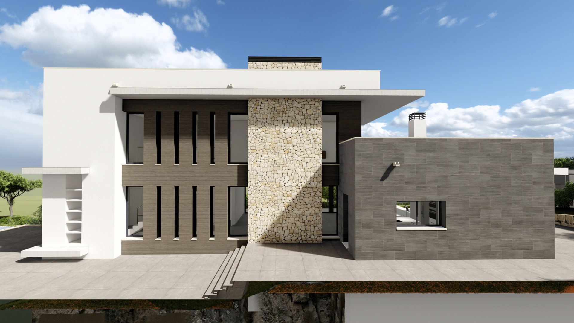 4480JAV Fantastische nieuwbouw villa in aanbouw te koop in Jávea