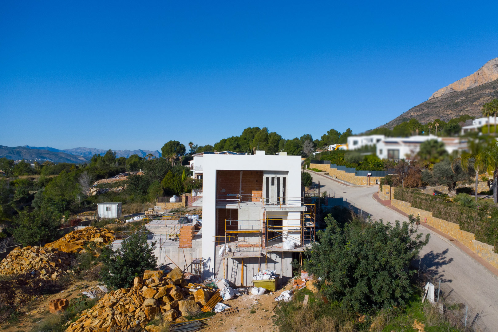 4480JAV Fantastische nieuwbouw villa in aanbouw te koop in Jávea