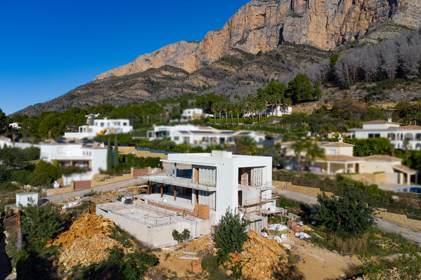 4480JAV Fantastische nieuwbouw villa in aanbouw te koop in Jávea