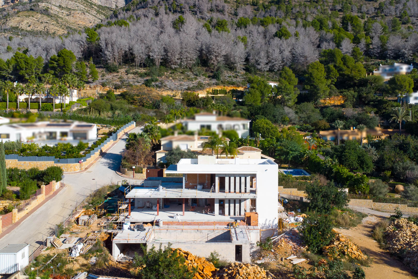 4480JAV Fantastische nieuwbouw villa in aanbouw te koop in Jávea
