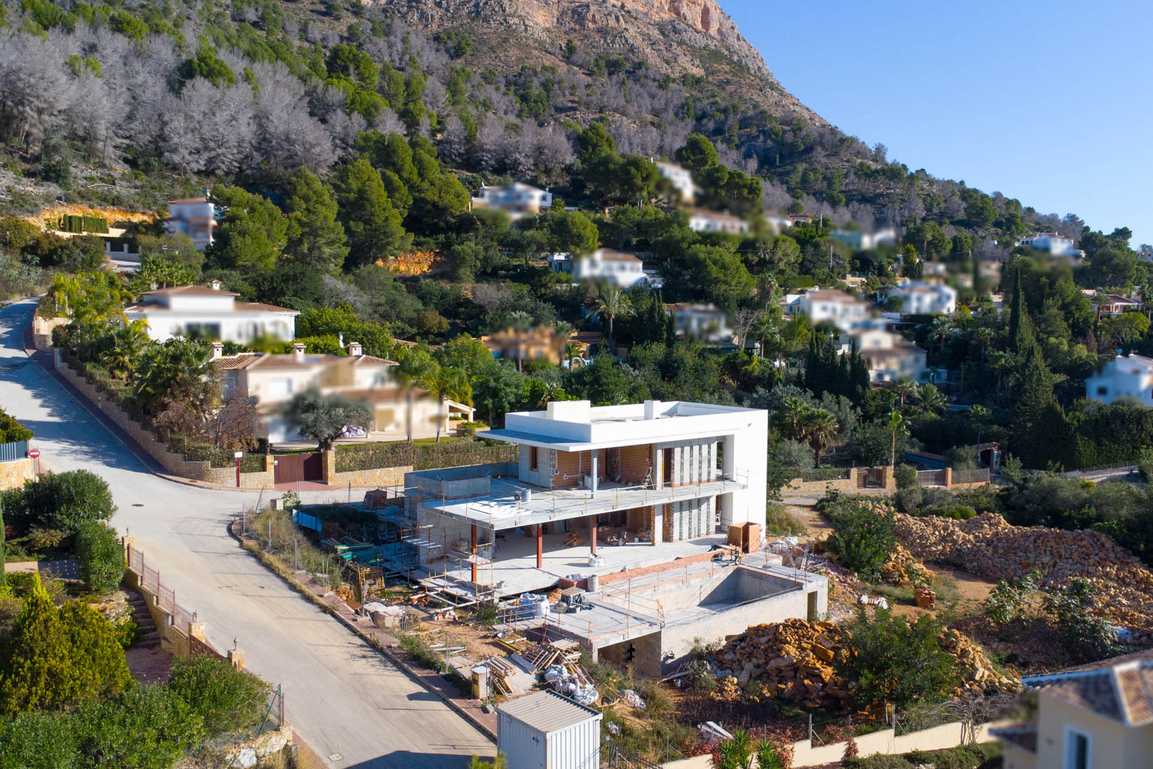 4480JAV Fantastische nieuwbouw villa in aanbouw te koop in Jávea