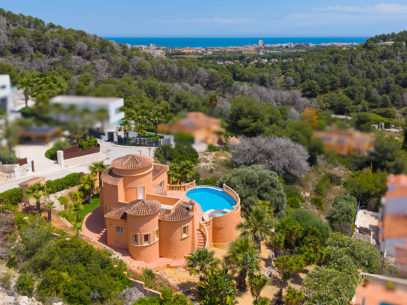 4650JAV Traditionele villa met zeezicht te koop in Tosalet 5, Jávea