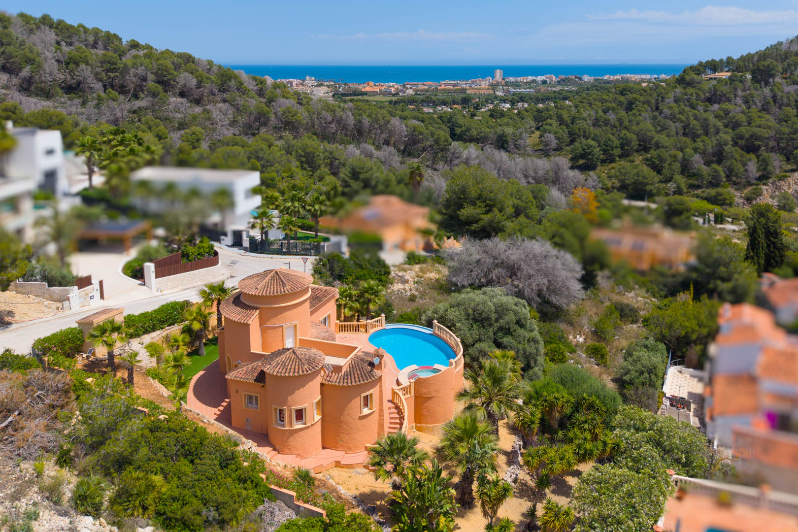 4650JAV Traditionele villa met zeezicht te koop in Tosalet 5, Jávea