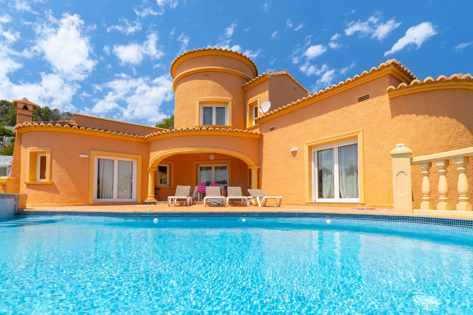 4650JAV Traditionele villa met zeezicht te koop in Tosalet 5, Jávea