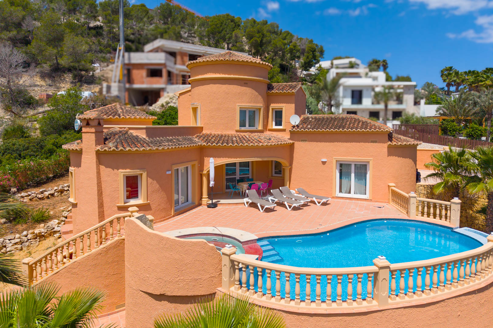 4650JAV Traditionele villa met zeezicht te koop in Tosalet 5, Jávea