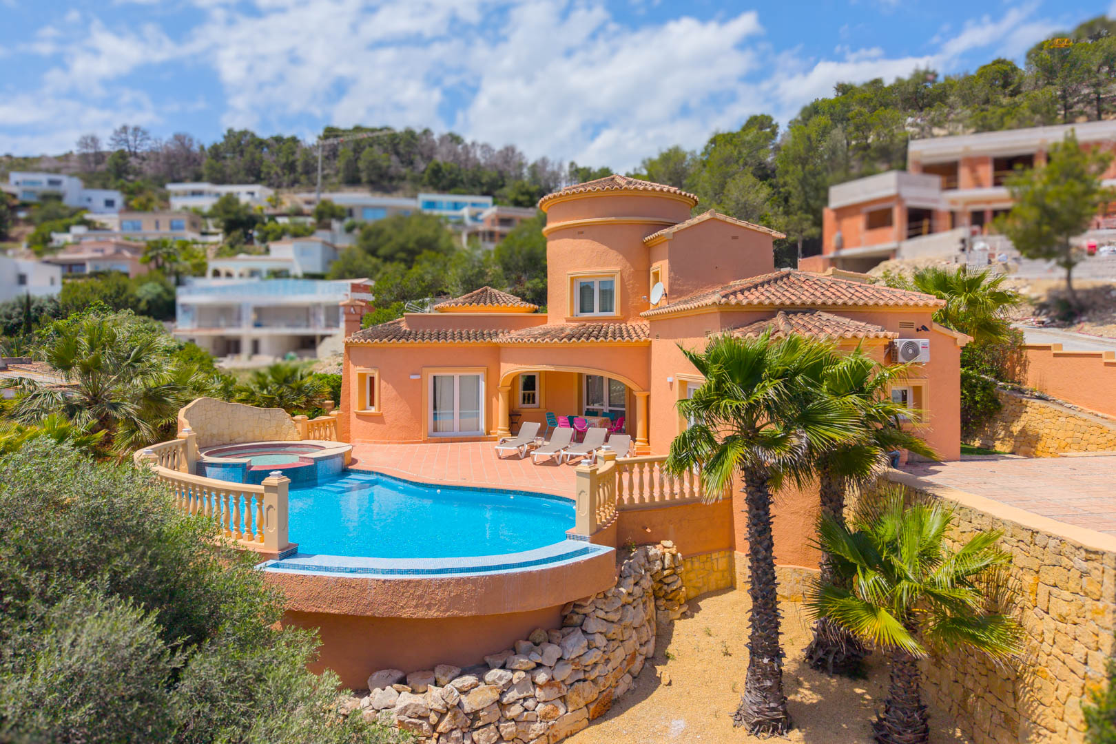 4650JAV Traditionele villa met zeezicht te koop in Tosalet 5, Jávea