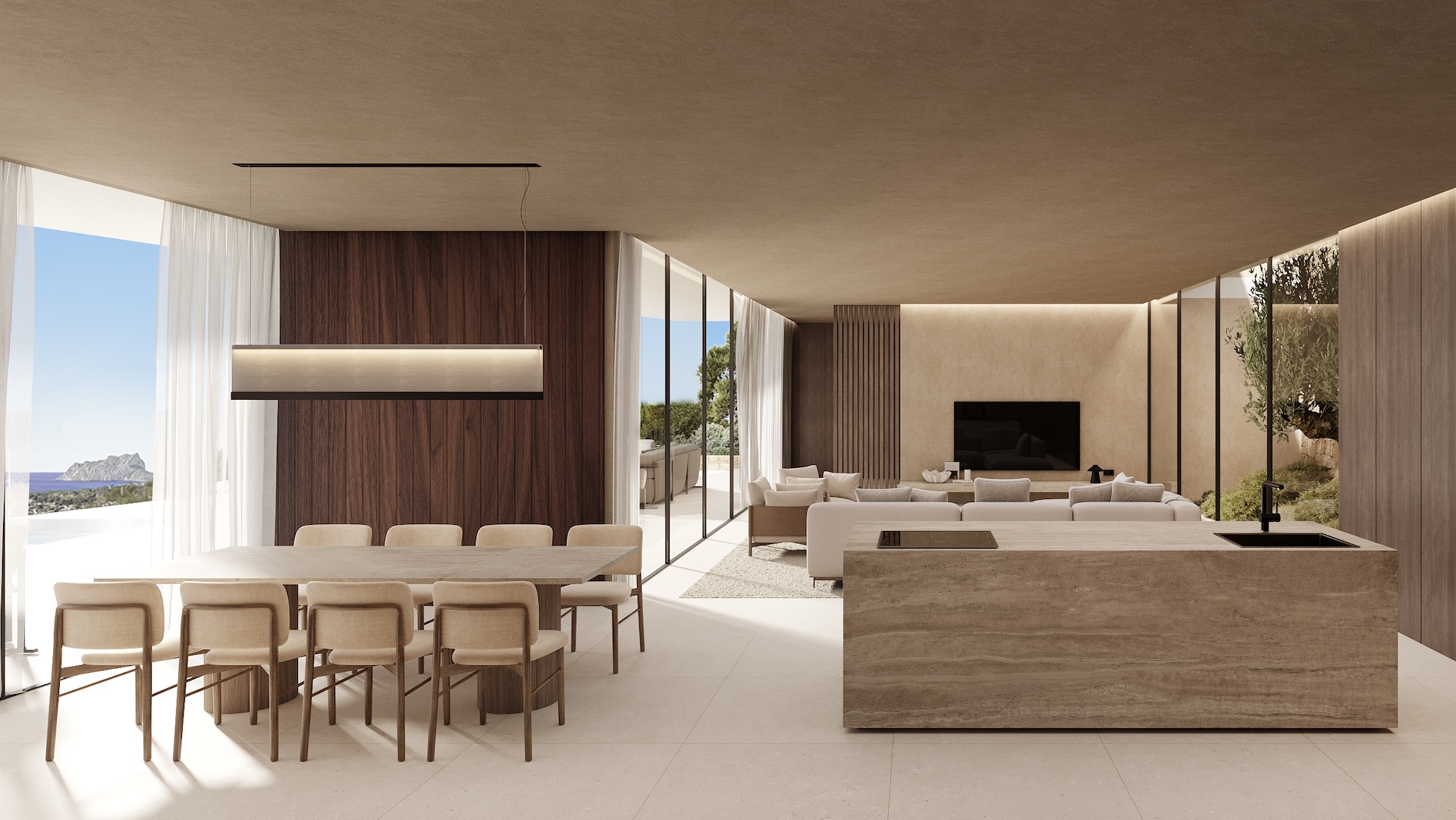 4652BEN Luxe villa project met panoramisch zeezicht te koop in Benissa