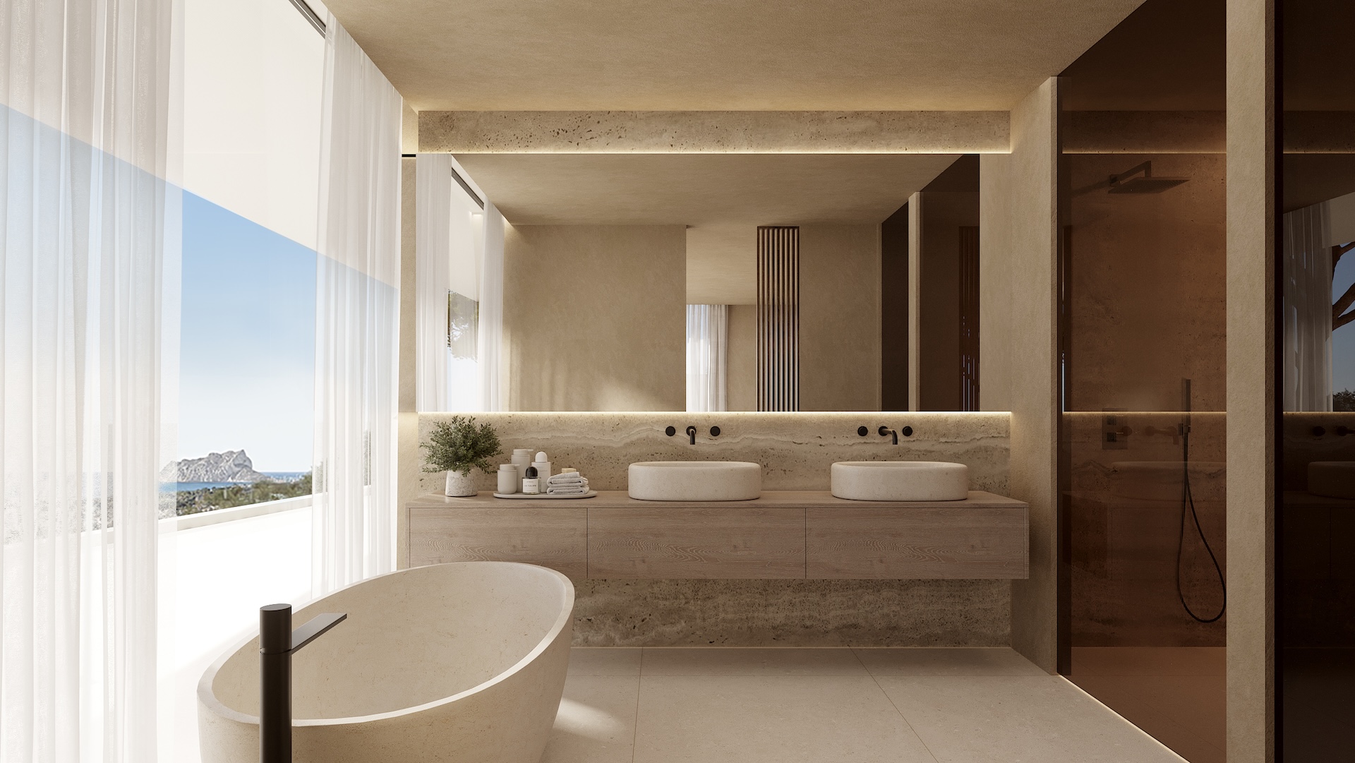 4652BEN Luxe villa project met panoramisch zeezicht te koop in Benissa