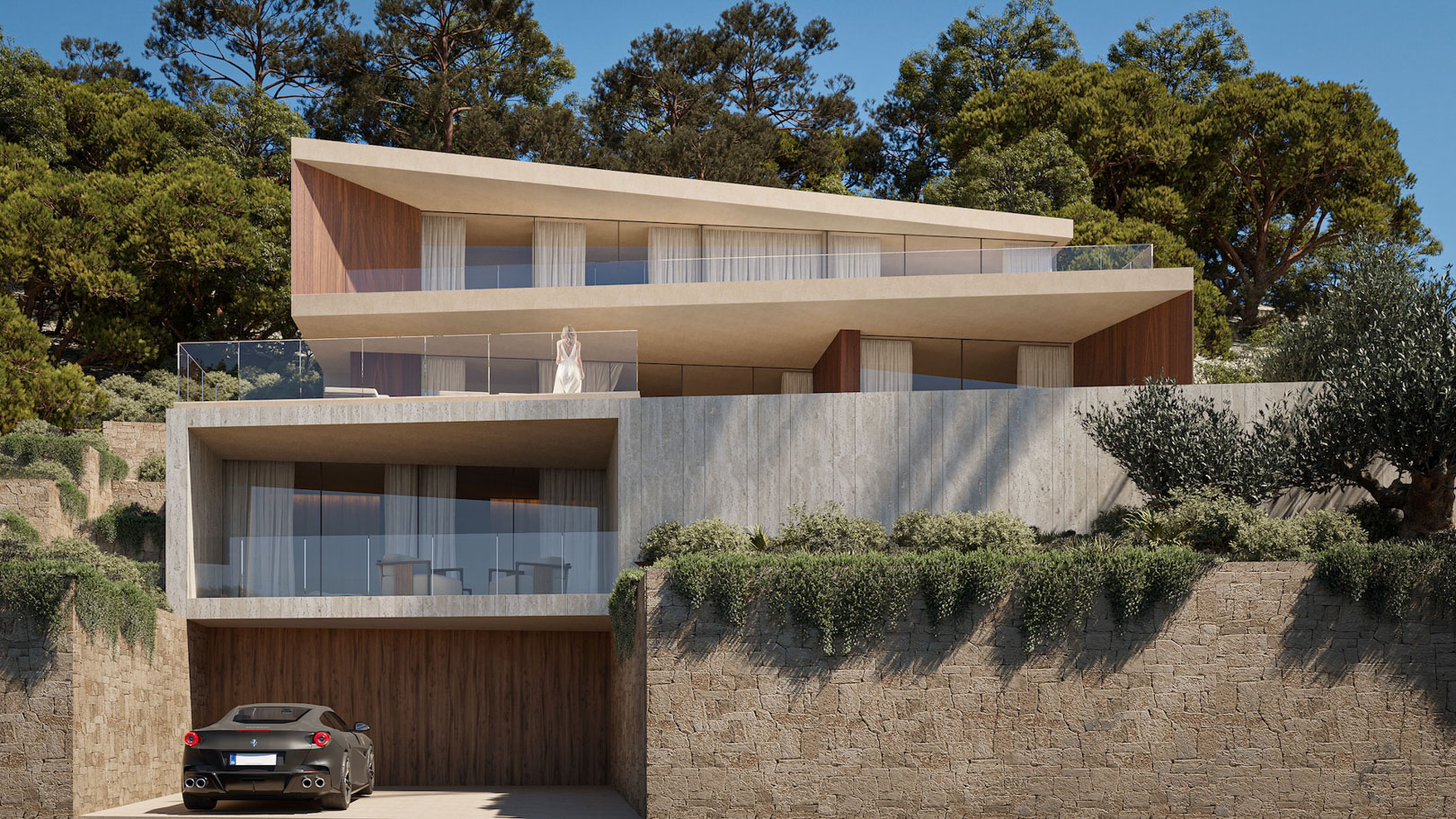 4652BEN Luxe villa project met panoramisch zeezicht te koop in Benissa