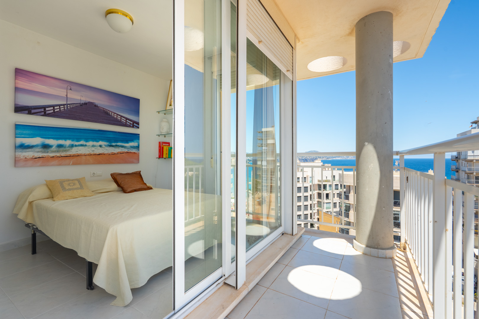 C4XY45657CAL Twee aangrenzende eerstelijns penthouses met panoramisch zeezicht en mogelijkheid tot unificatie te koop in Calpe