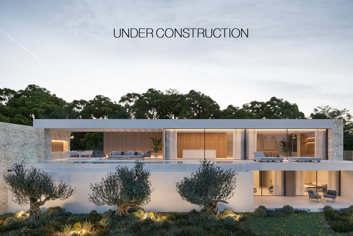 4671MOR Impressionante luxe villa in aanbouw te koop in Moraira